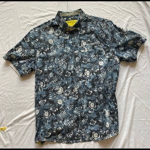 Blue Descendant of Thieves Button Up Tee